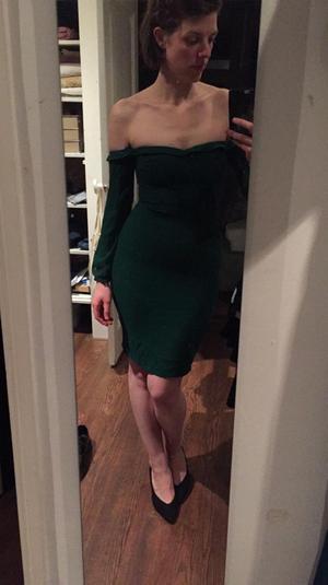 Reformation green dress