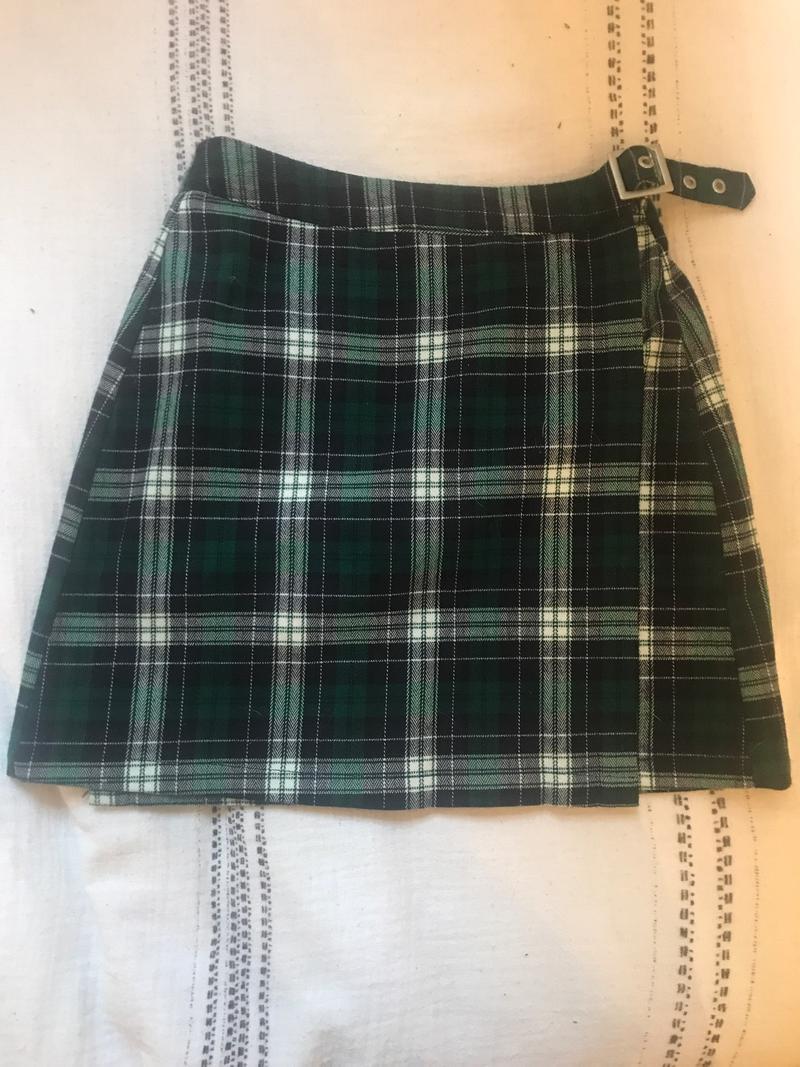 Green Buckle Skirt