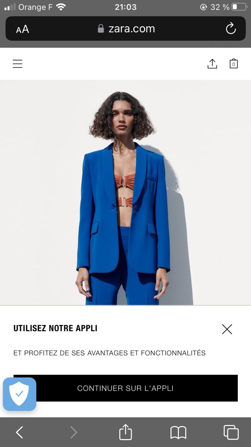 Blue blazer