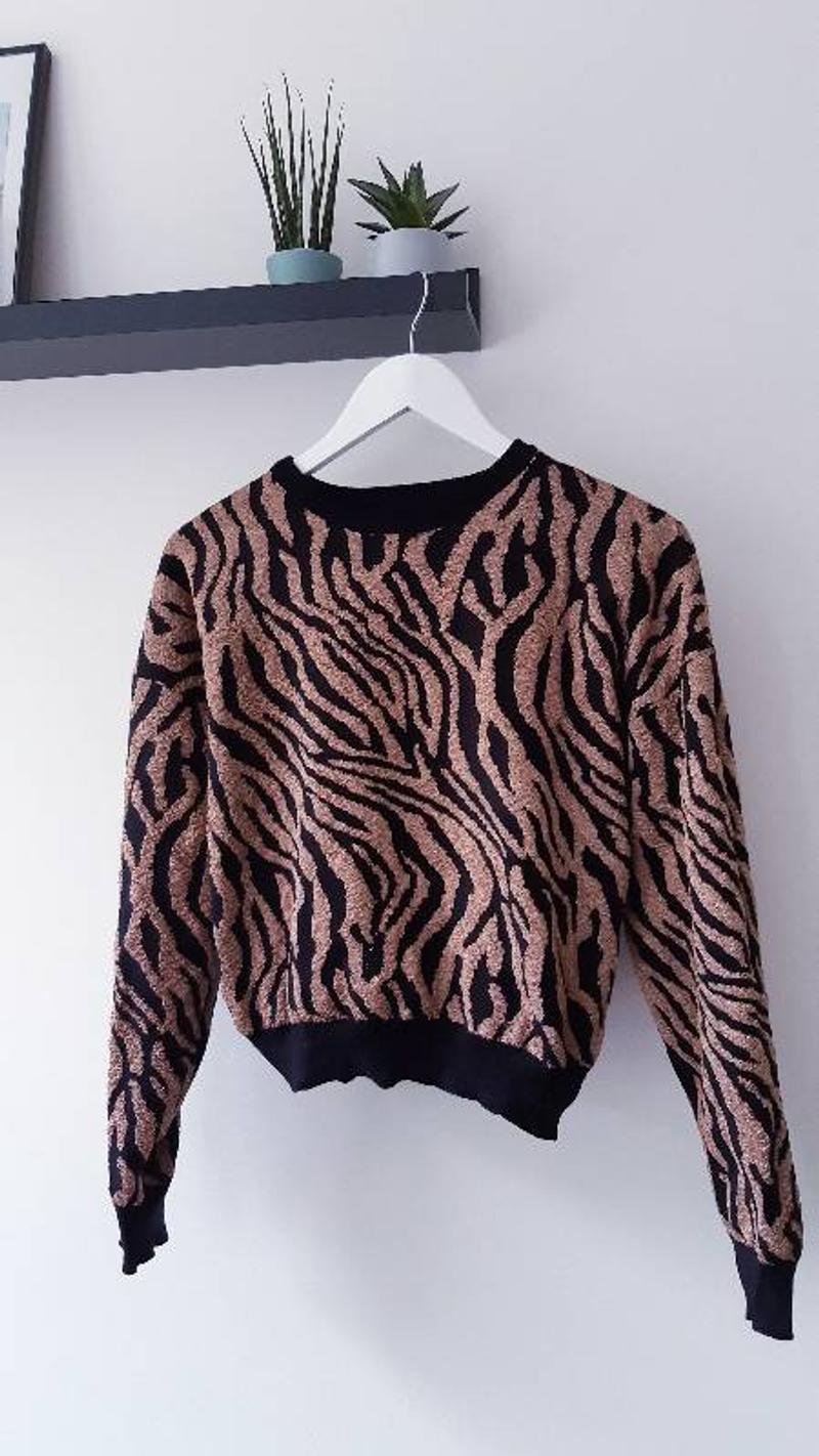 Tiger striped sweater