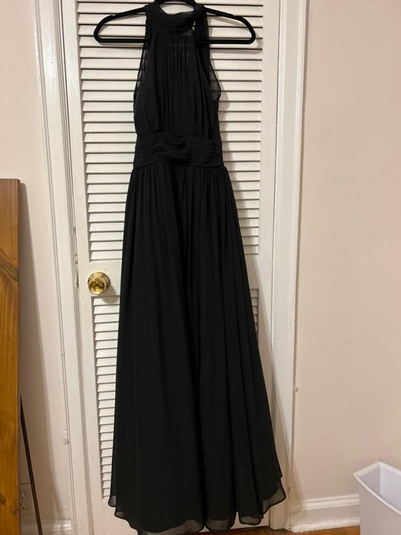 Black bridesmaids dress
