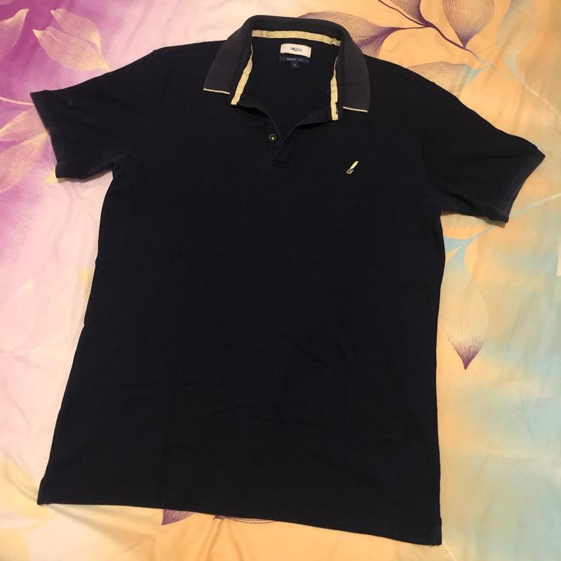 Donker blauw/zwart shirt (unisex)